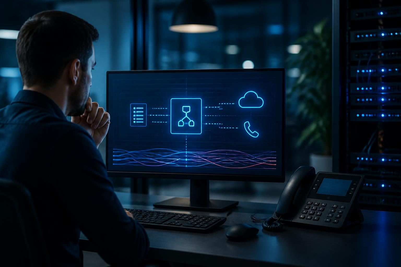 FreePBX trunk online but outbound calls fail troubleshooting workflow on a business VoIP operations screen