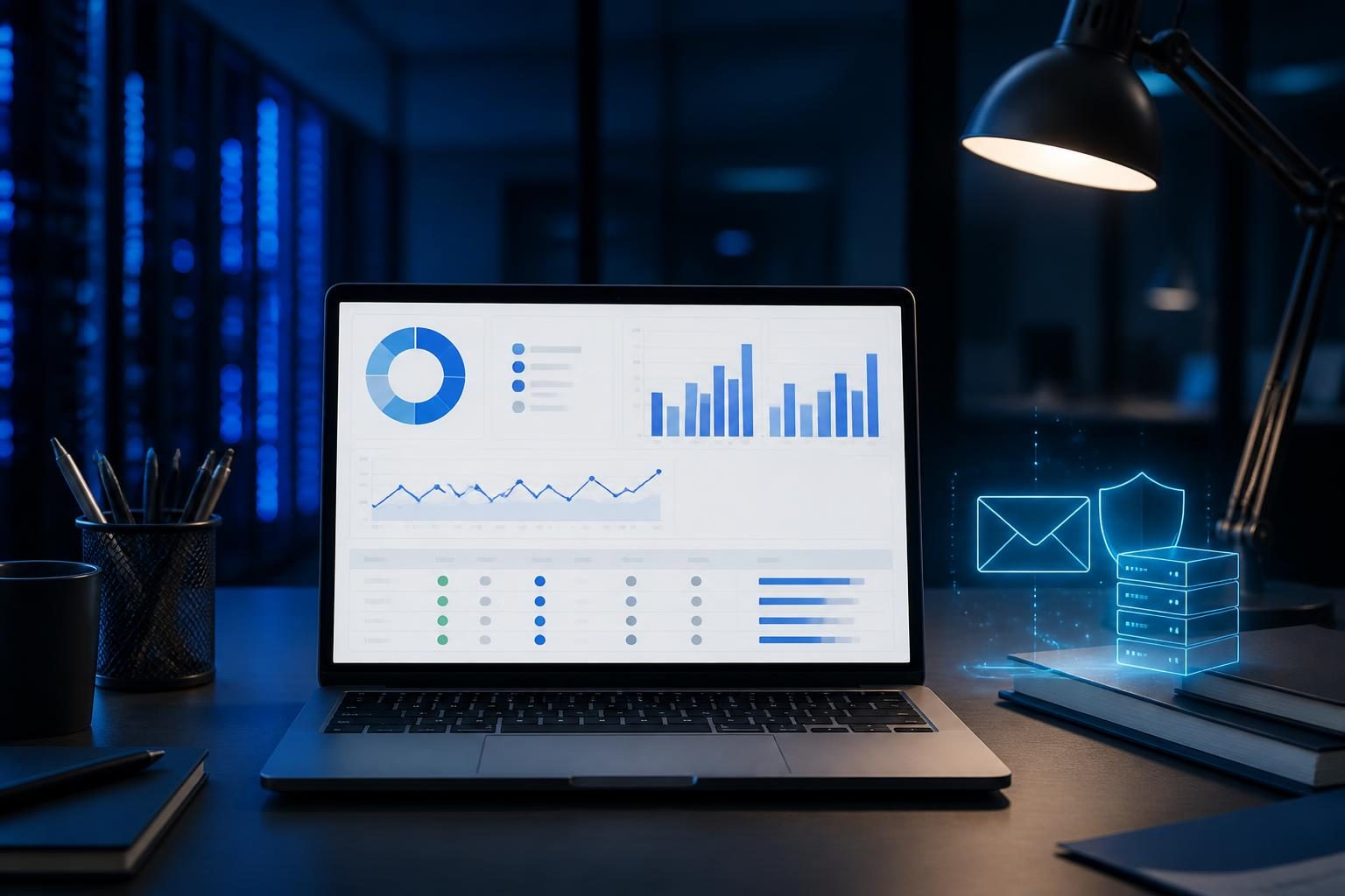 how to read DMARC aggregate reports on a small business email security dashboard