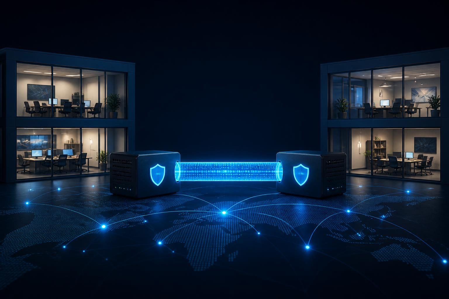 Site to site VPN tunnel troubleshooting between two business office networks