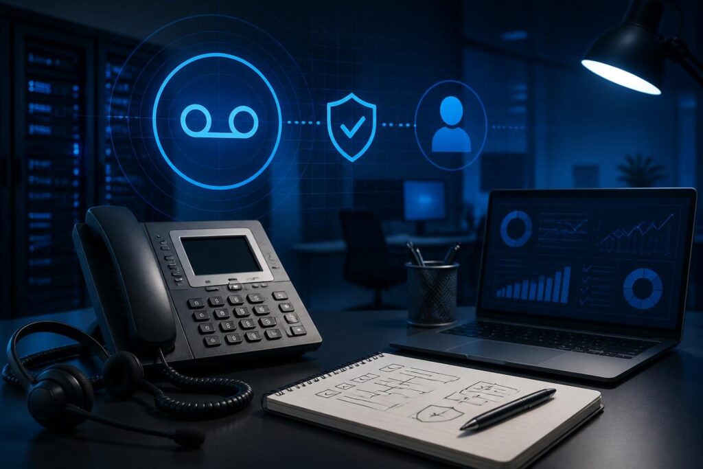 FreePBX voicemail PIN not working troubleshooting on a business VoIP support workstation
