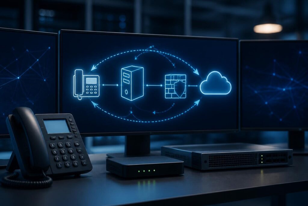SIP 408 request timeout troubleshooting across a phone PBX firewall and provider