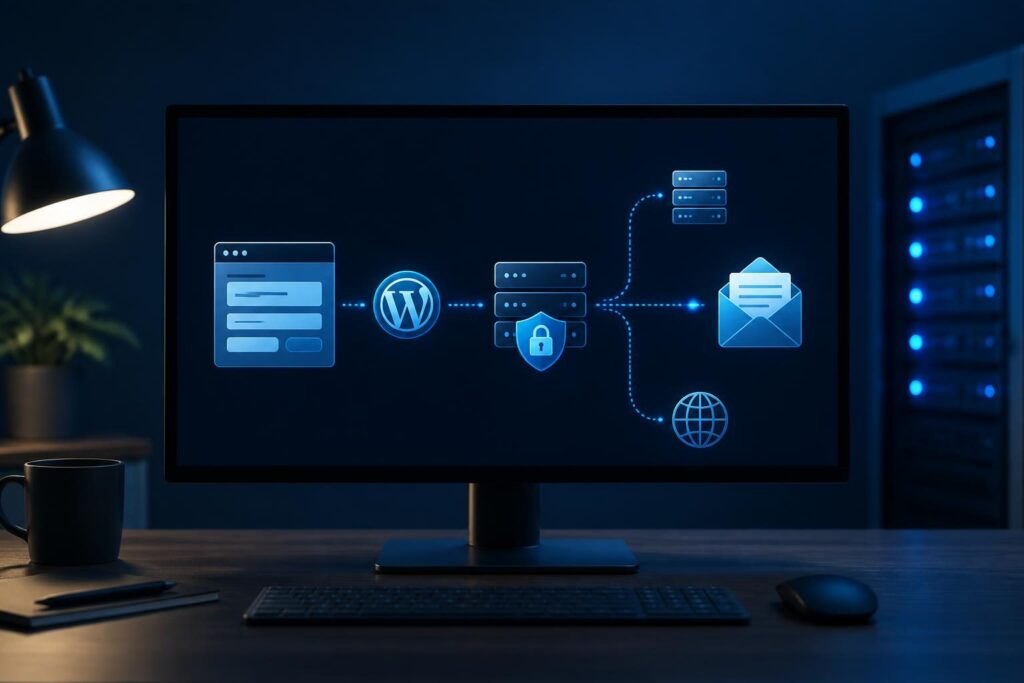 WordPress emails not sending troubleshooting workflow from a website form through SMTP to a recipient inbox
